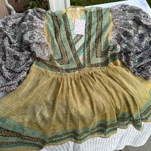 NWT Free People Aliyah Printed Tunic
